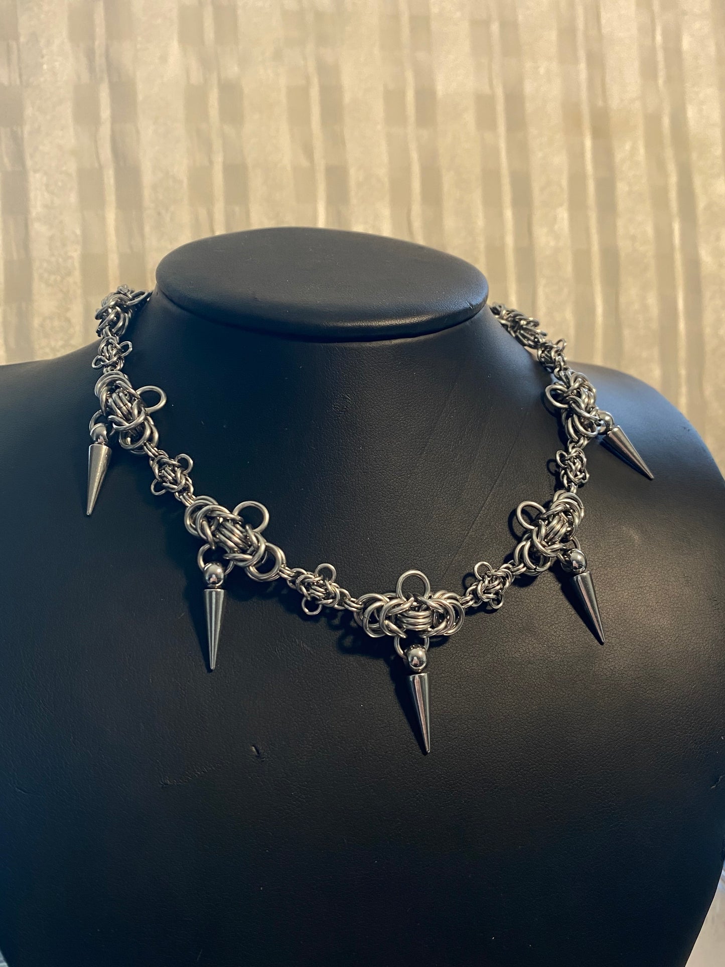 Lace Spike Choker
