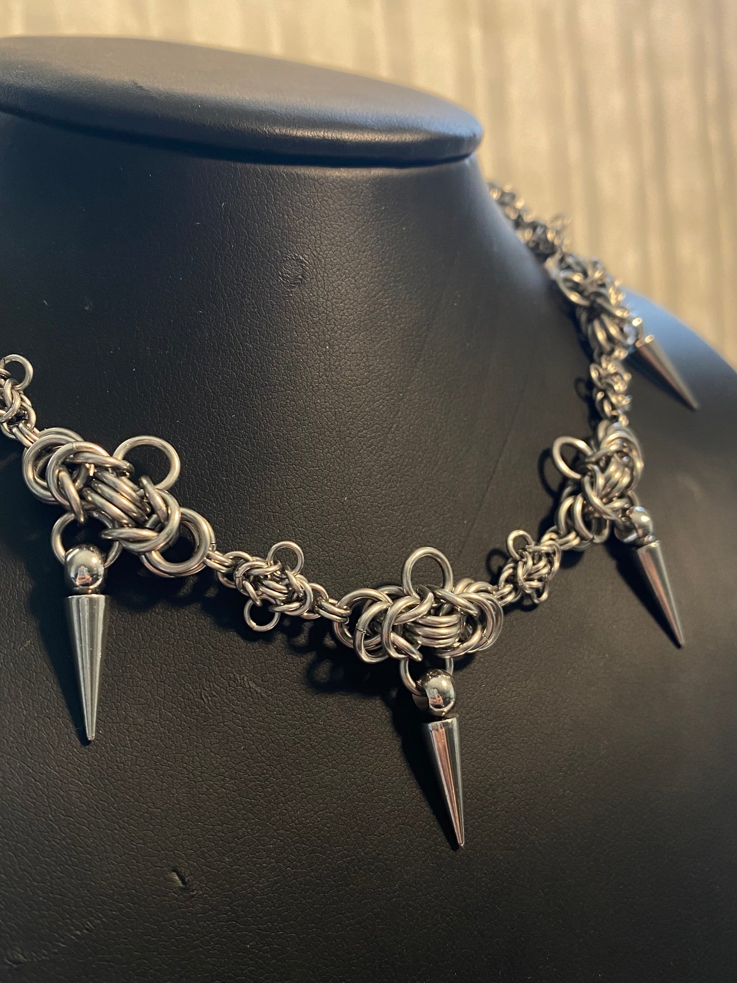 Lace Spike Choker