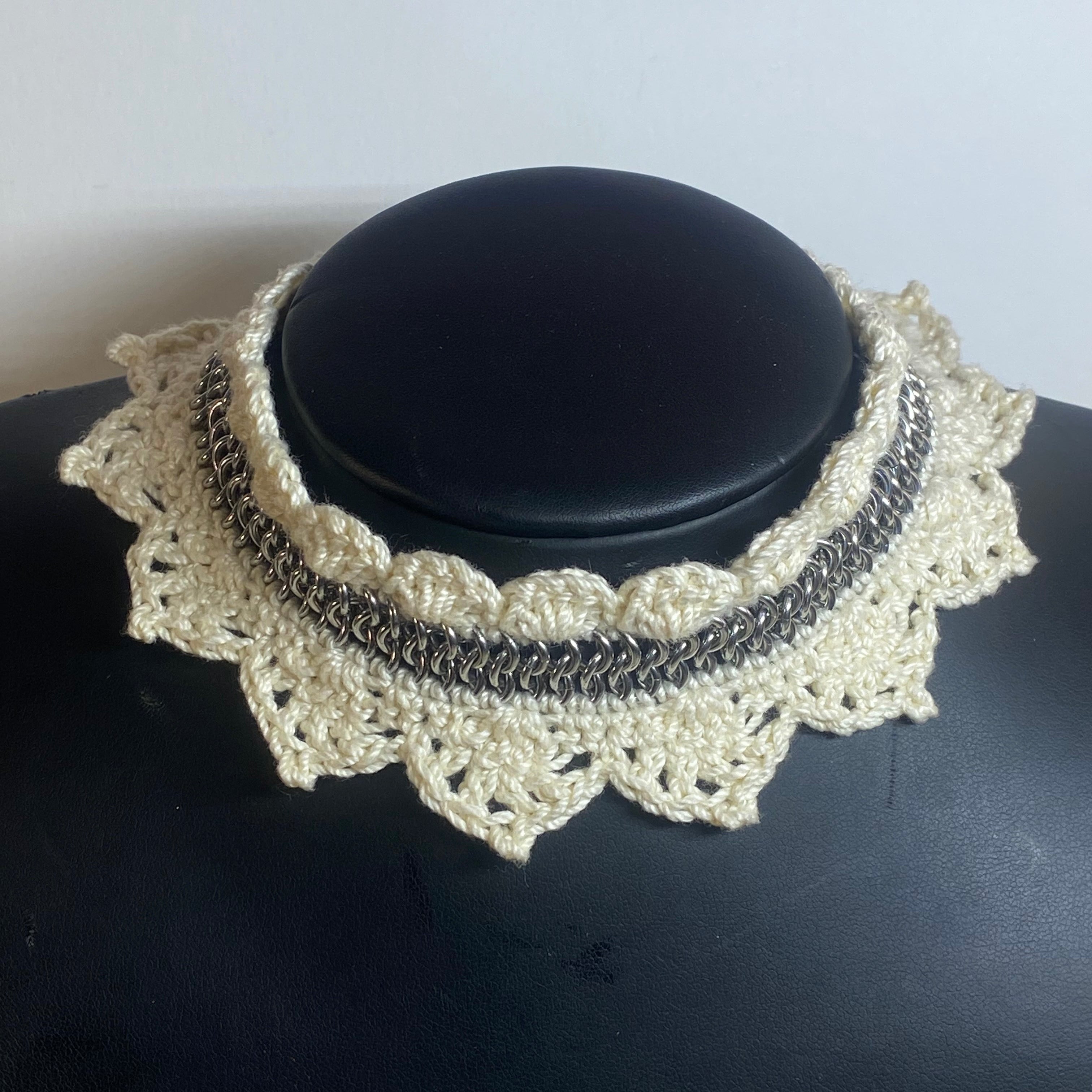 Crochet x Chainmail Choker