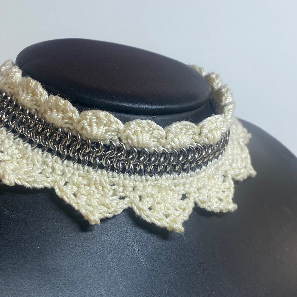 Crochet x Chainmail Choker