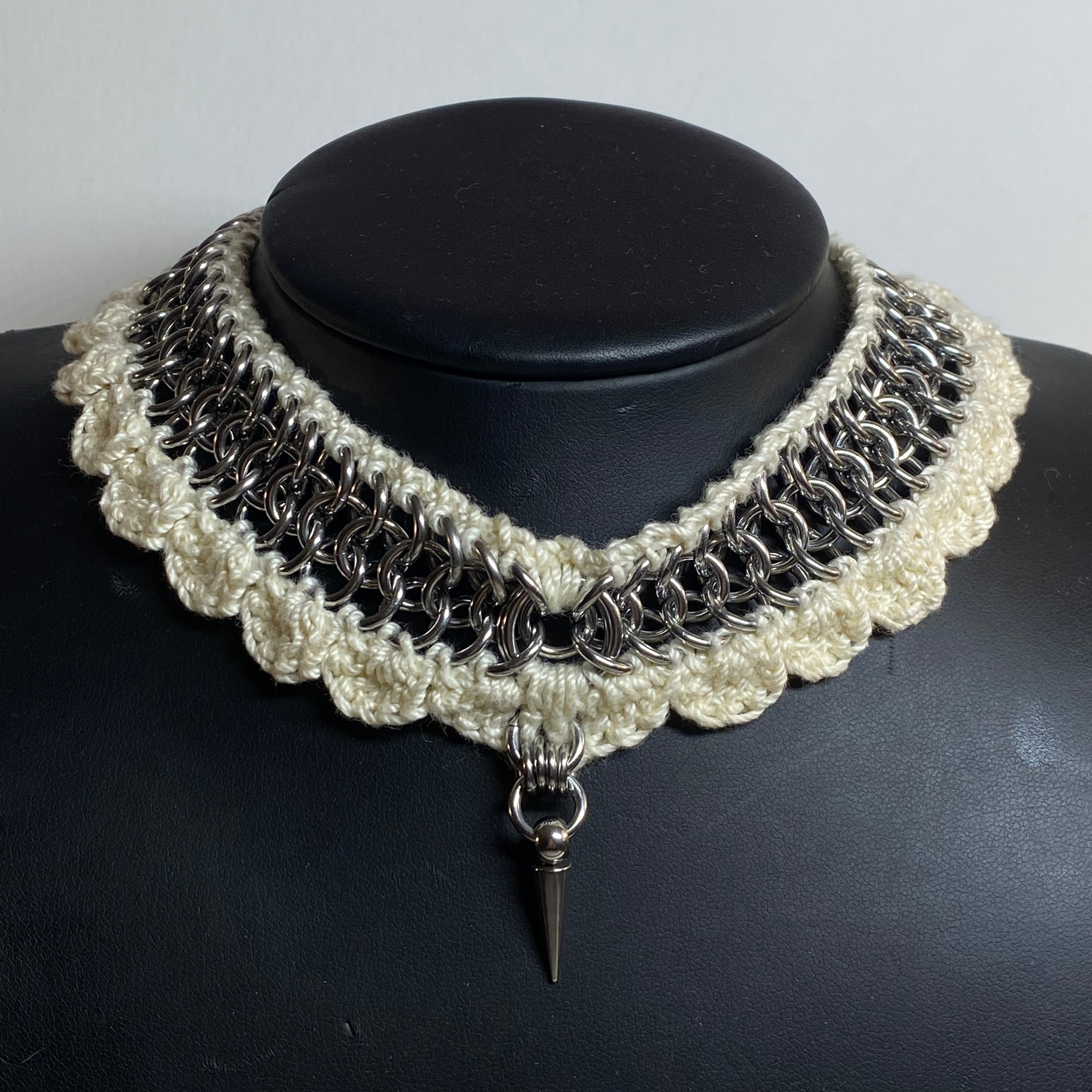Crochet Spike Choker