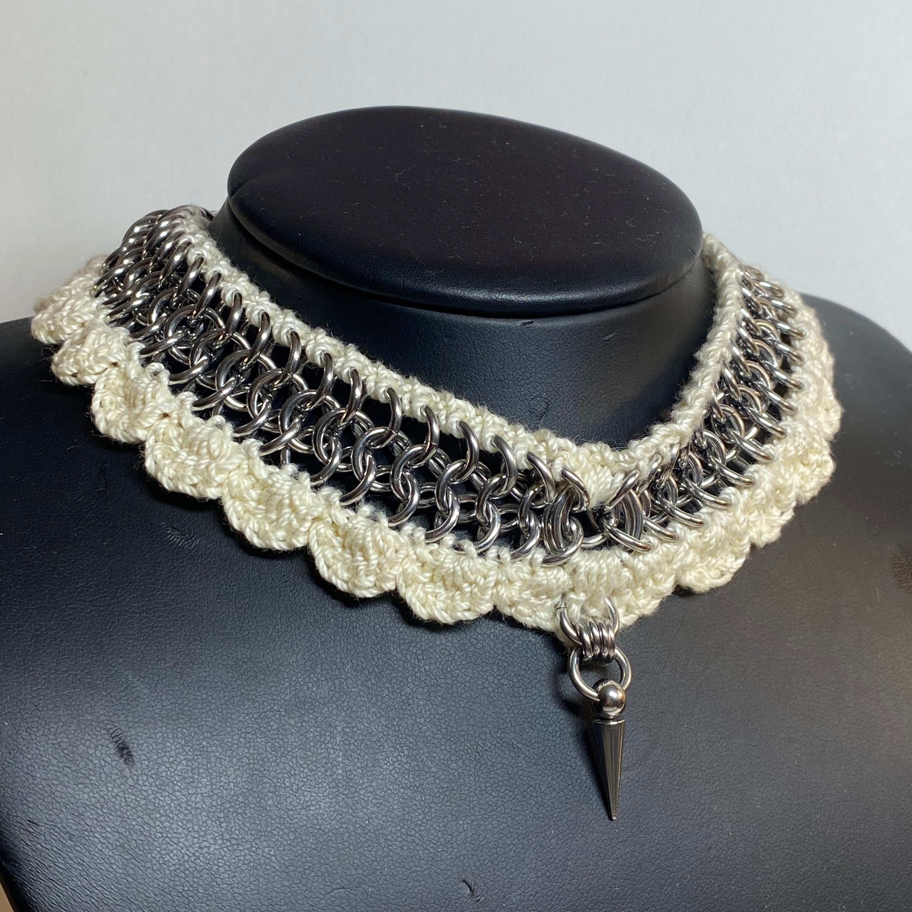 Crochet Spike Choker