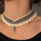 Crochet Spike Choker