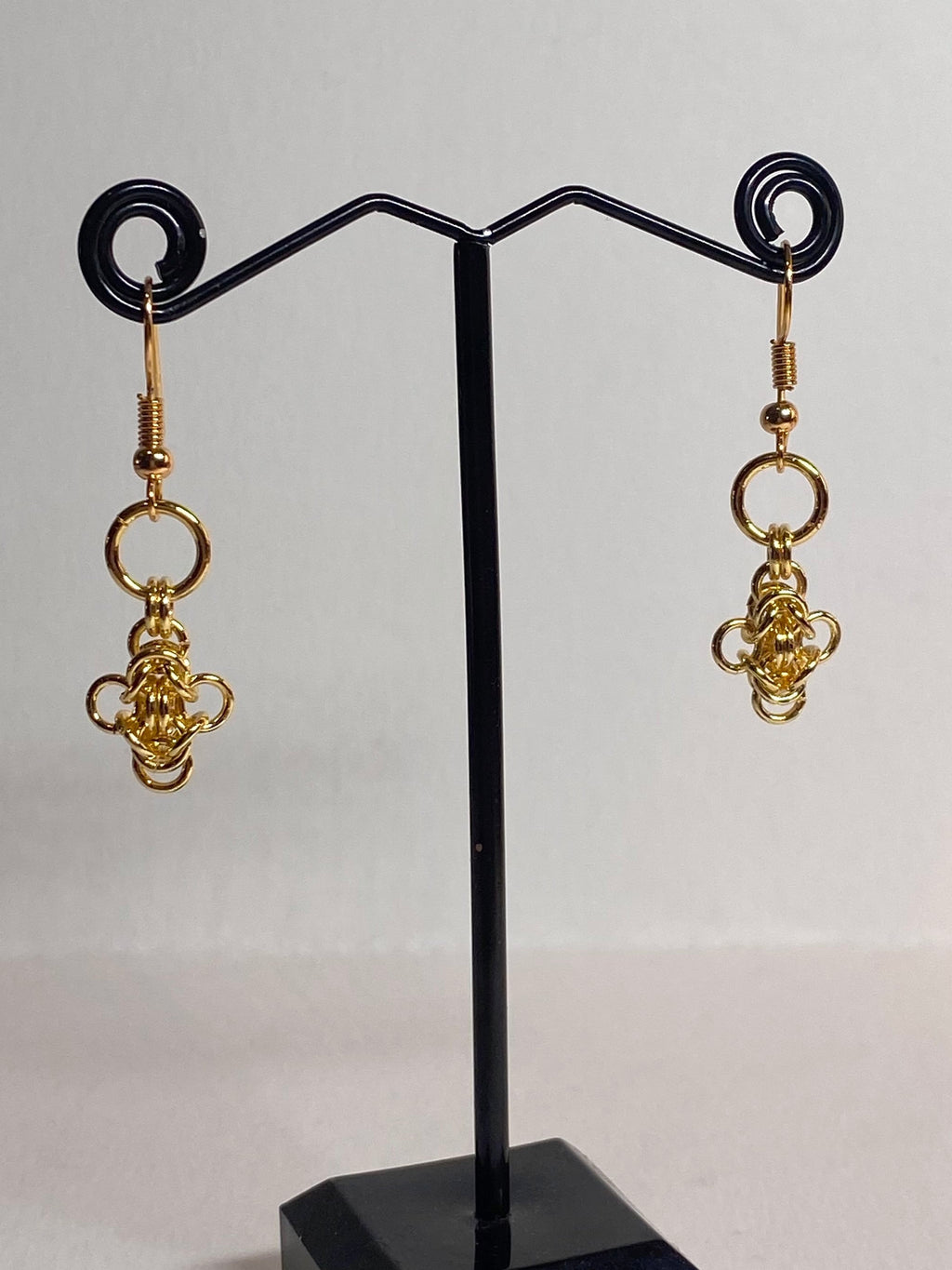 Gold Micromaille Earrings