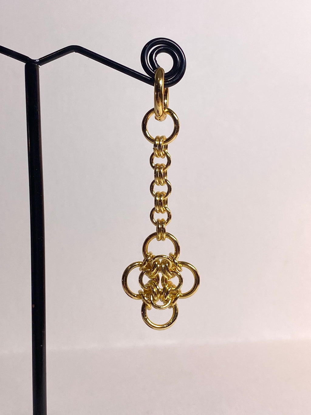 Gold Asymmetrical Earrings